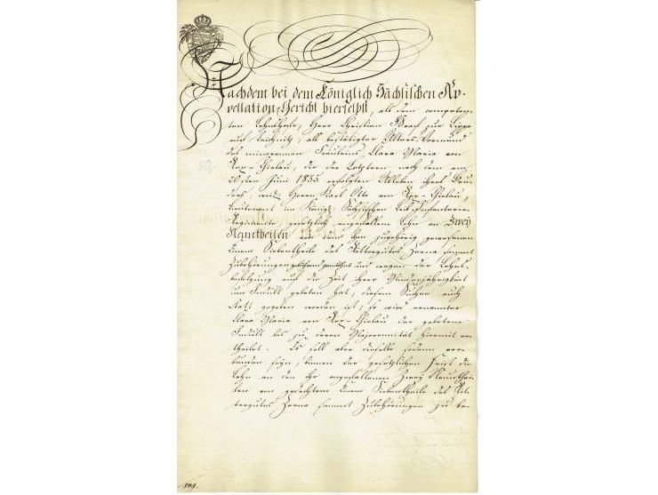 FISKAL-DOKUMENTE: 1682/1872, umfangreiche Forschungssammlung mit fast 290 Stempelpapieren mit vielen Seltenheiten bzw. Unikat