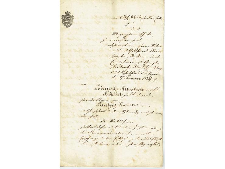 FISKAL-DOKUMENTE: 1682/1872, umfangreiche Forschungssammlung mit fast 290 Stempelpapieren mit vielen Seltenheiten bzw. Unikat