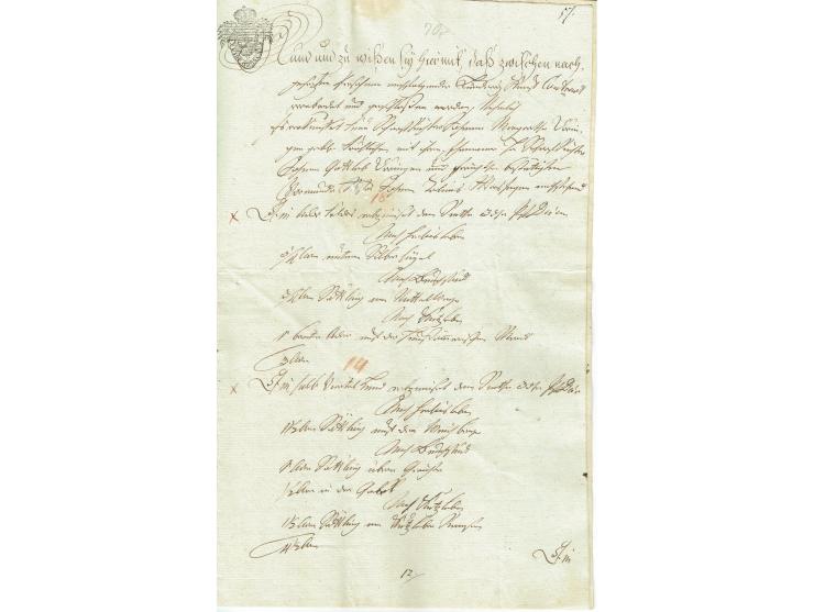 FISKAL-DOKUMENTE: 1682/1872, umfangreiche Forschungssammlung mit fast 290 Stempelpapieren mit vielen Seltenheiten bzw. Unikat