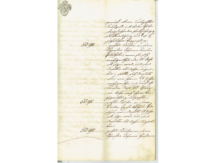 FISKAL-DOKUMENTE: 1682/1872, umfangreiche Forschungssammlung mit fast 290 Stempelpapieren mit vielen Seltenheiten bzw. Unikat