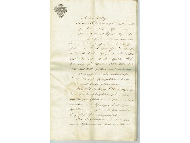 FISKAL-DOKUMENTE: 1682/1872, umfangreiche Forschungssammlung mit fast 290 Stempelpapieren mit vielen Seltenheiten bzw. Unikat