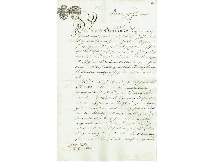 FISKAL-DOKUMENTE: 1682/1872, umfangreiche Forschungssammlung mit fast 290 Stempelpapieren mit vielen Seltenheiten bzw. Unikat