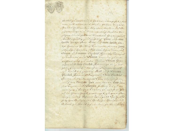 FISKAL-DOKUMENTE: 1682/1872, umfangreiche Forschungssammlung mit fast 290 Stempelpapieren mit vielen Seltenheiten bzw. Unikat