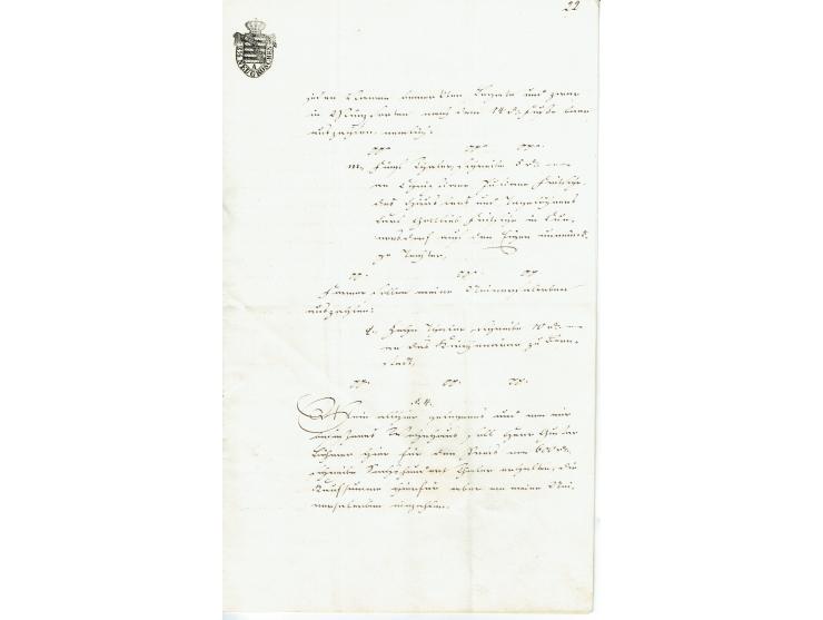 FISKAL-DOKUMENTE: 1682/1872, umfangreiche Forschungssammlung mit fast 290 Stempelpapieren mit vielen Seltenheiten bzw. Unikat