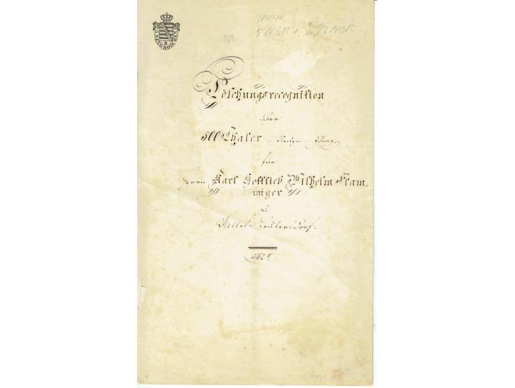 FISKAL-DOKUMENTE: 1682/1872, umfangreiche Forschungssammlung mit fast 290 Stempelpapieren mit vielen Seltenheiten bzw. Unikat
