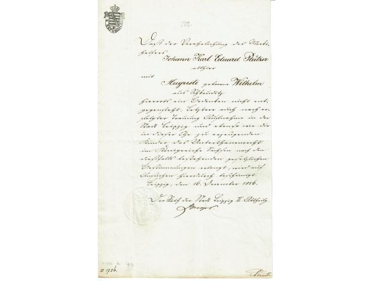 FISKAL-DOKUMENTE: 1682/1872, umfangreiche Forschungssammlung mit fast 290 Stempelpapieren mit vielen Seltenheiten bzw. Unikat