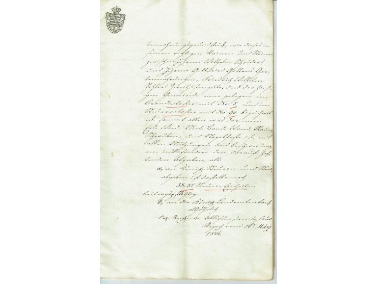 FISKAL-DOKUMENTE: 1682/1872, umfangreiche Forschungssammlung mit fast 290 Stempelpapieren mit vielen Seltenheiten bzw. Unikat