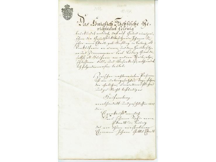 FISKAL-DOKUMENTE: 1682/1872, umfangreiche Forschungssammlung mit fast 290 Stempelpapieren mit vielen Seltenheiten bzw. Unikat