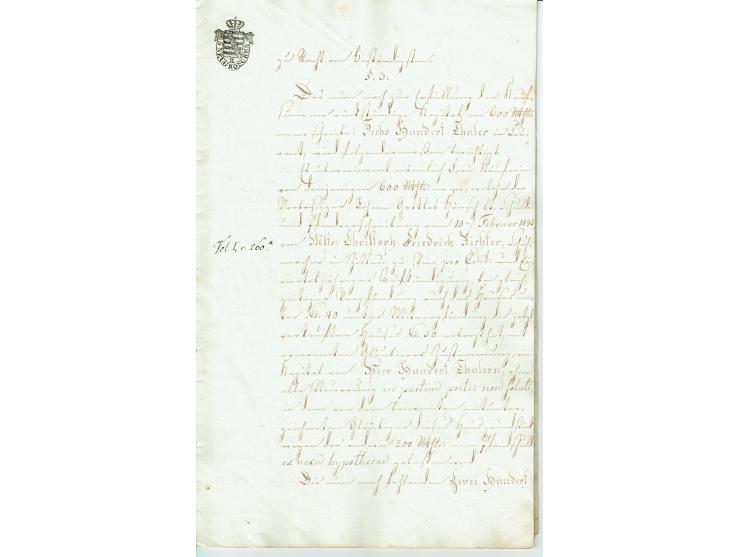 FISKAL-DOKUMENTE: 1682/1872, umfangreiche Forschungssammlung mit fast 290 Stempelpapieren mit vielen Seltenheiten bzw. Unikat