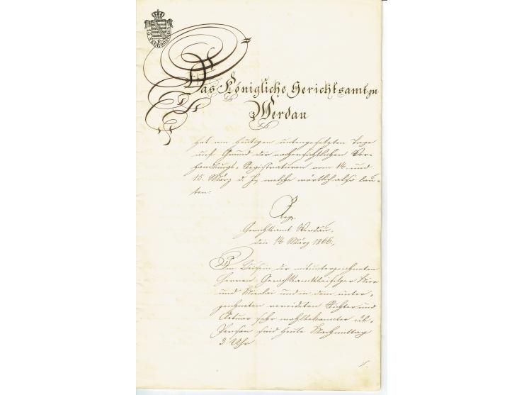 FISKAL-DOKUMENTE: 1682/1872, umfangreiche Forschungssammlung mit fast 290 Stempelpapieren mit vielen Seltenheiten bzw. Unikat