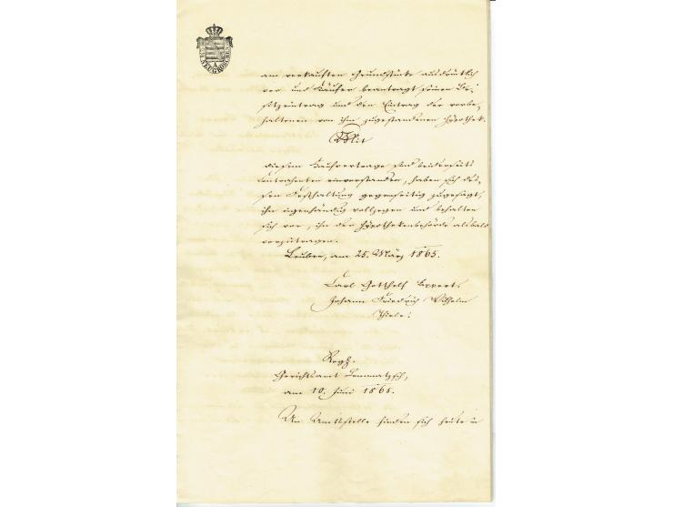 FISKAL-DOKUMENTE: 1682/1872, umfangreiche Forschungssammlung mit fast 290 Stempelpapieren mit vielen Seltenheiten bzw. Unikat