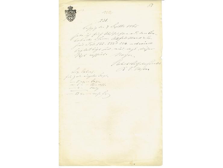 FISKAL-DOKUMENTE: 1682/1872, umfangreiche Forschungssammlung mit fast 290 Stempelpapieren mit vielen Seltenheiten bzw. Unikat