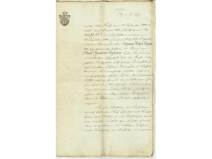 FISKAL-DOKUMENTE: 1682/1872, umfangreiche Forschungssammlung mit fast 290 Stempelpapieren mit vielen Seltenheiten bzw. Unikat