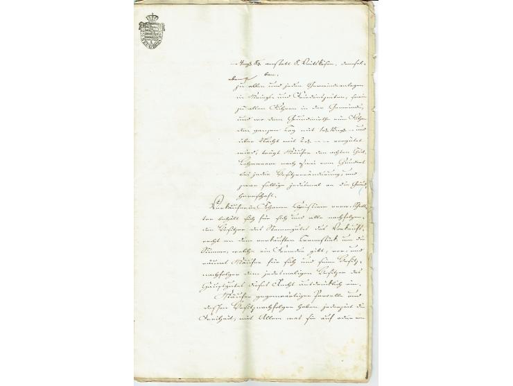 FISKAL-DOKUMENTE: 1682/1872, umfangreiche Forschungssammlung mit fast 290 Stempelpapieren mit vielen Seltenheiten bzw. Unikat