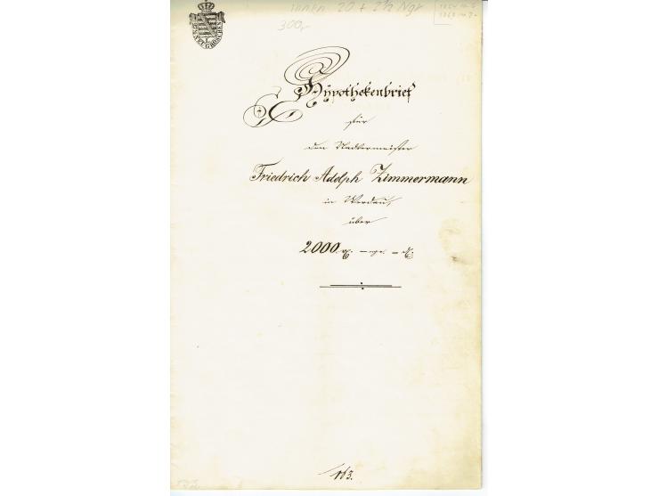 FISKAL-DOKUMENTE: 1682/1872, umfangreiche Forschungssammlung mit fast 290 Stempelpapieren mit vielen Seltenheiten bzw. Unikat