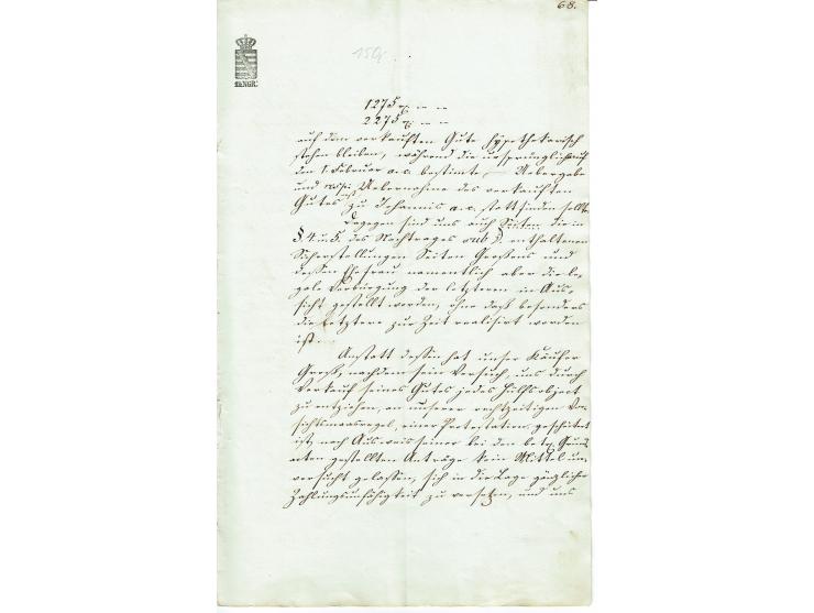 FISKAL-DOKUMENTE: 1682/1872, umfangreiche Forschungssammlung mit fast 290 Stempelpapieren mit vielen Seltenheiten bzw. Unikat