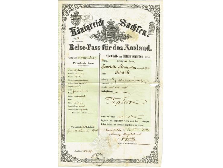 FISKAL-DOKUMENTE: 1682/1872, umfangreiche Forschungssammlung mit fast 290 Stempelpapieren mit vielen Seltenheiten bzw. Unikat