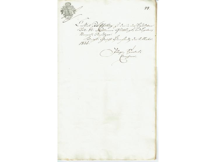 FISKAL-DOKUMENTE: 1682/1872, umfangreiche Forschungssammlung mit fast 290 Stempelpapieren mit vielen Seltenheiten bzw. Unikat