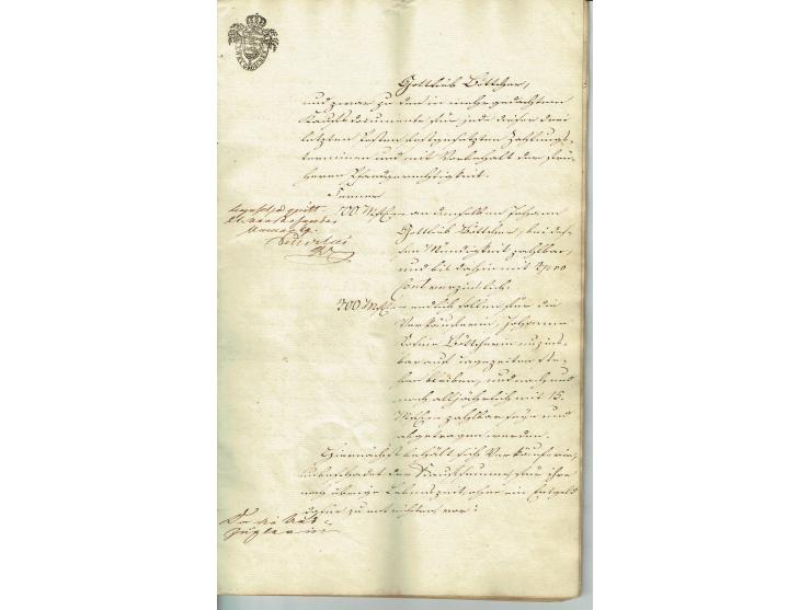 FISKAL-DOKUMENTE: 1682/1872, umfangreiche Forschungssammlung mit fast 290 Stempelpapieren mit vielen Seltenheiten bzw. Unikat