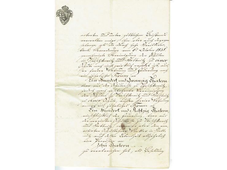 FISKAL-DOKUMENTE: 1682/1872, umfangreiche Forschungssammlung mit fast 290 Stempelpapieren mit vielen Seltenheiten bzw. Unikat