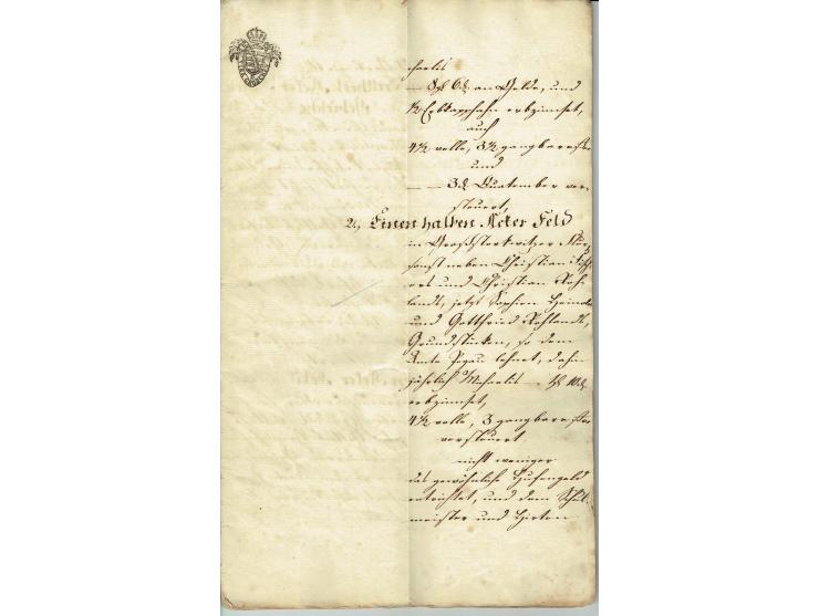 FISKAL-DOKUMENTE: 1682/1872, umfangreiche Forschungssammlung mit fast 290 Stempelpapieren mit vielen Seltenheiten bzw. Unikat