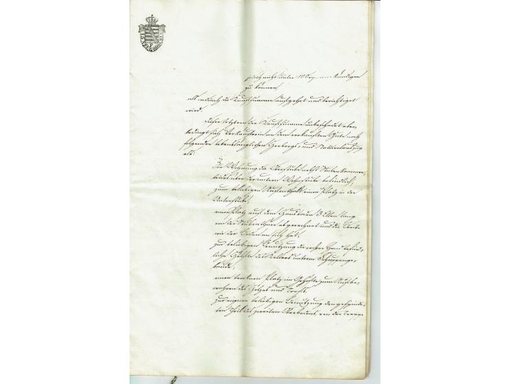 FISKAL-DOKUMENTE: 1682/1872, umfangreiche Forschungssammlung mit fast 290 Stempelpapieren mit vielen Seltenheiten bzw. Unikat