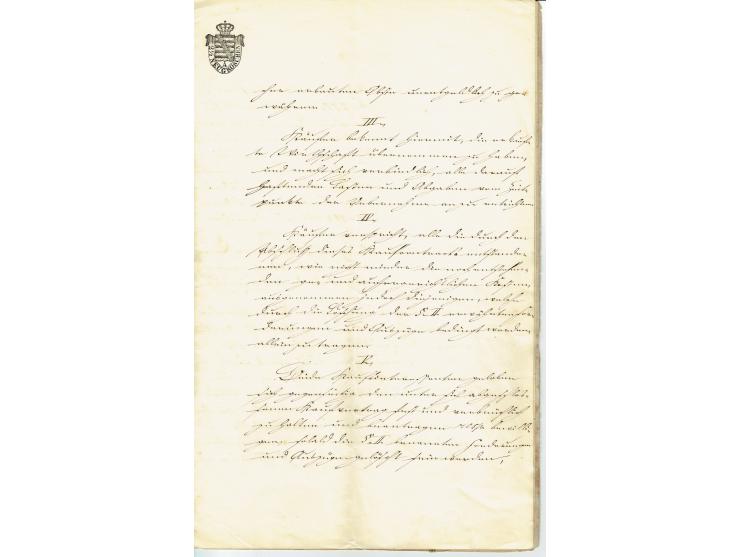 FISKAL-DOKUMENTE: 1682/1872, umfangreiche Forschungssammlung mit fast 290 Stempelpapieren mit vielen Seltenheiten bzw. Unikat