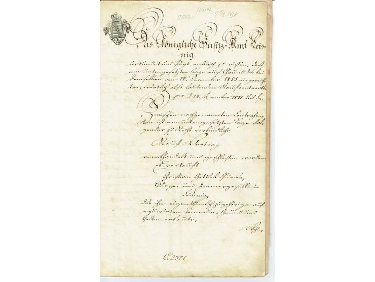 FISKAL-DOKUMENTE: 1682/1872, umfangreiche Forschungssammlung mit fast 290 Stempelpapieren mit vielen Seltenheiten bzw. Unikat