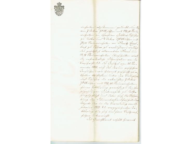 FISKAL-DOKUMENTE: 1682/1872, umfangreiche Forschungssammlung mit fast 290 Stempelpapieren mit vielen Seltenheiten bzw. Unikat