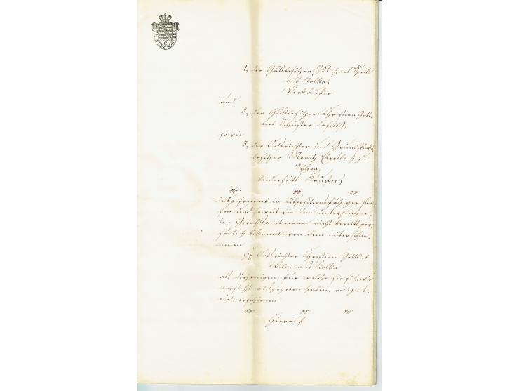 FISKAL-DOKUMENTE: 1682/1872, umfangreiche Forschungssammlung mit fast 290 Stempelpapieren mit vielen Seltenheiten bzw. Unikat