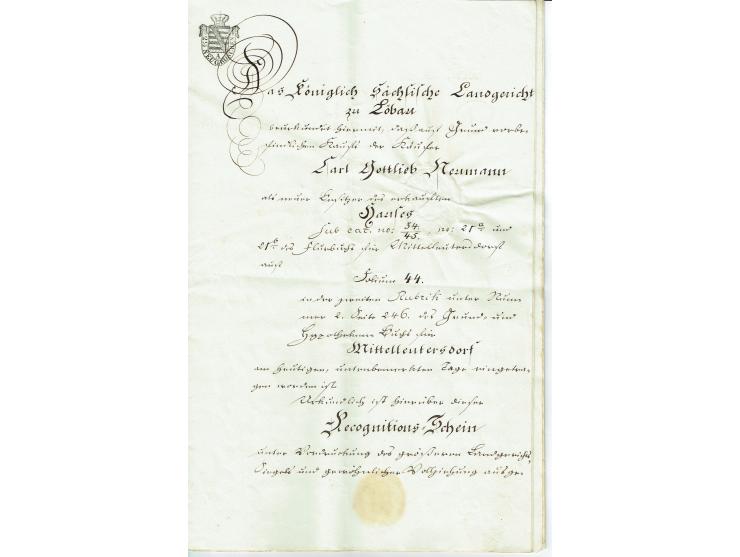 FISKAL-DOKUMENTE: 1682/1872, umfangreiche Forschungssammlung mit fast 290 Stempelpapieren mit vielen Seltenheiten bzw. Unikat