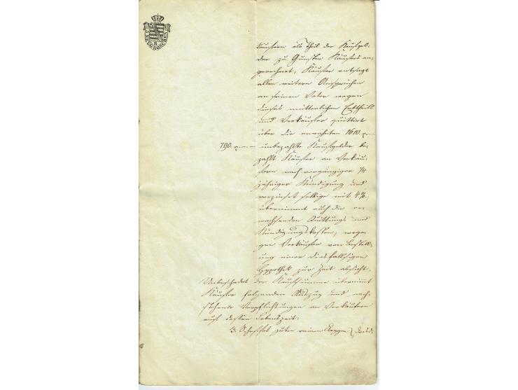 FISKAL-DOKUMENTE: 1682/1872, umfangreiche Forschungssammlung mit fast 290 Stempelpapieren mit vielen Seltenheiten bzw. Unikat