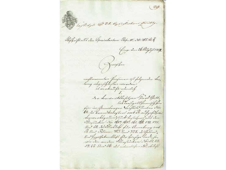 FISKAL-DOKUMENTE: 1682/1872, umfangreiche Forschungssammlung mit fast 290 Stempelpapieren mit vielen Seltenheiten bzw. Unikat