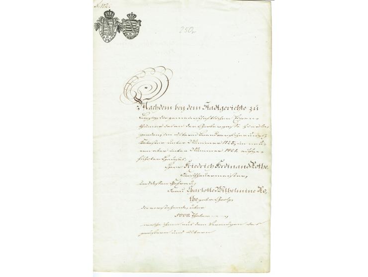 FISKAL-DOKUMENTE: 1682/1872, umfangreiche Forschungssammlung mit fast 290 Stempelpapieren mit vielen Seltenheiten bzw. Unikat