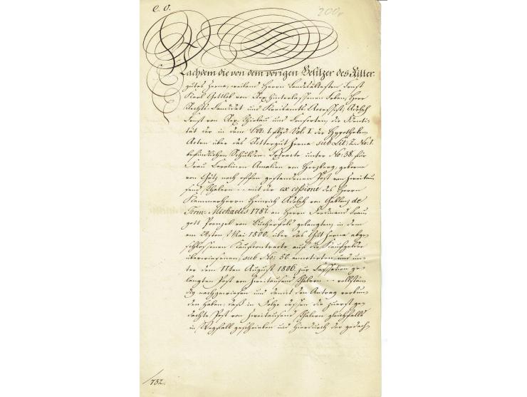 FISKAL-DOKUMENTE: 1682/1872, umfangreiche Forschungssammlung mit fast 290 Stempelpapieren mit vielen Seltenheiten bzw. Unikat