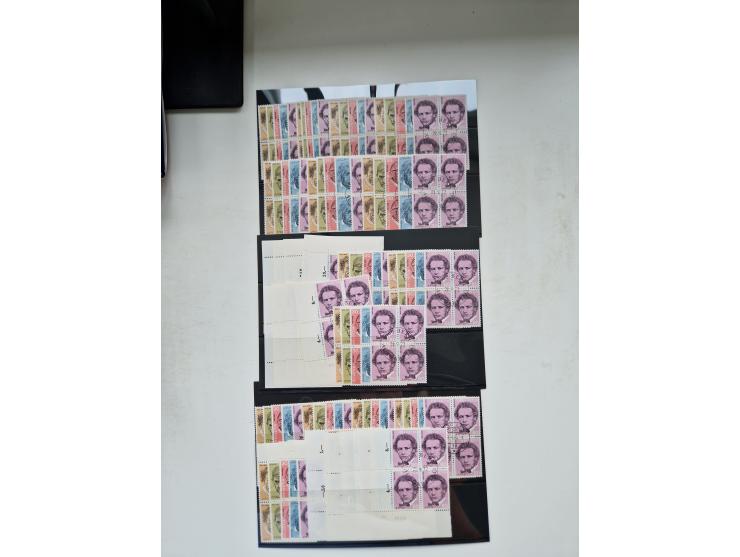 1850/1975 (ca.), meist gestempelter Dublettenbestand sowie einige Briefe, mit Schwerpunkt Pro Juventute und Pro Patria, mit e