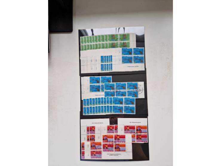 1850/1975 (ca.), meist gestempelter Dublettenbestand sowie einige Briefe, mit Schwerpunkt Pro Juventute und Pro Patria, mit e