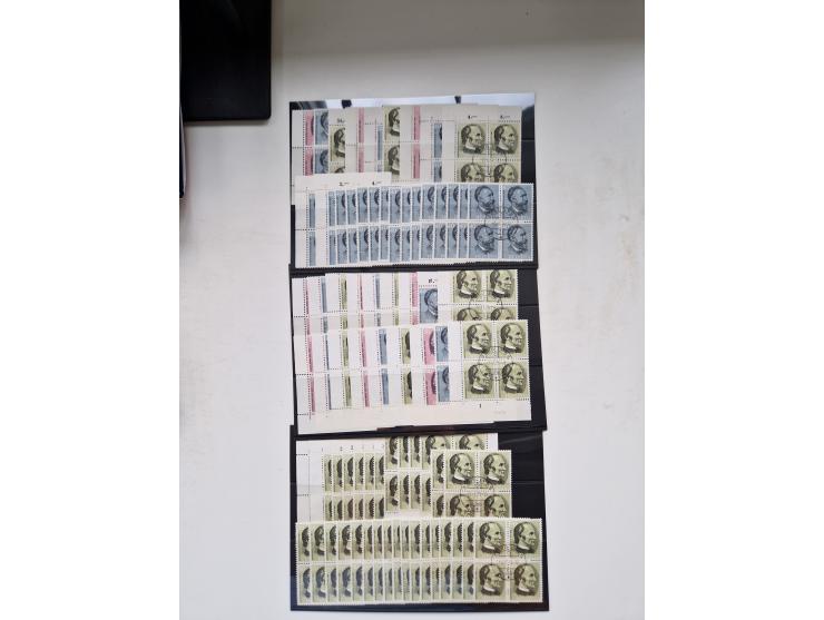 1850/1975 (ca.), meist gestempelter Dublettenbestand sowie einige Briefe, mit Schwerpunkt Pro Juventute und Pro Patria, mit e