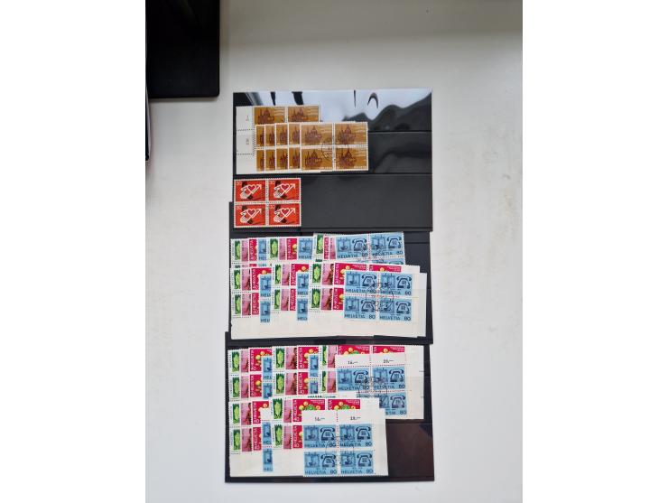 1850/1975 (ca.), meist gestempelter Dublettenbestand sowie einige Briefe, mit Schwerpunkt Pro Juventute und Pro Patria, mit e