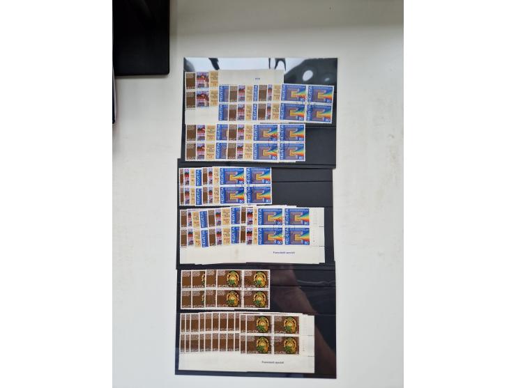 1850/1975 (ca.), meist gestempelter Dublettenbestand sowie einige Briefe, mit Schwerpunkt Pro Juventute und Pro Patria, mit e