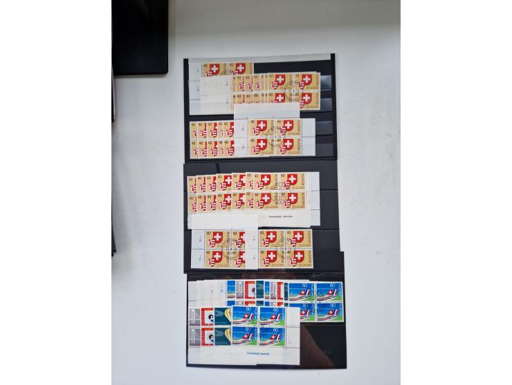 1850/1975 (ca.), meist gestempelter Dublettenbestand sowie einige Briefe, mit Schwerpunkt Pro Juventute und Pro Patria, mit e