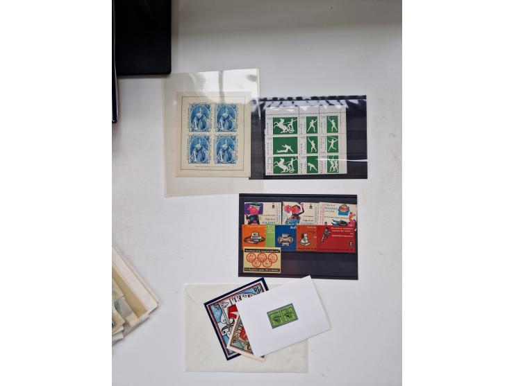 1850/1975 (ca.), meist gestempelter Dublettenbestand sowie einige Briefe, mit Schwerpunkt Pro Juventute und Pro Patria, mit e