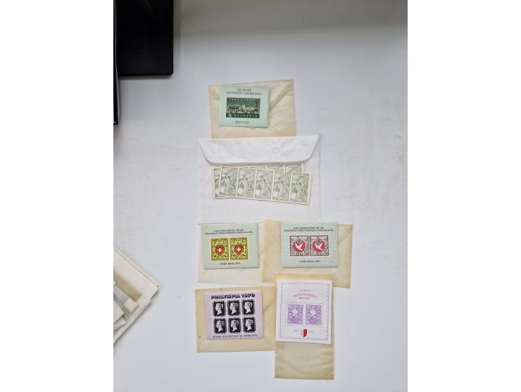 1850/1975 (ca.), meist gestempelter Dublettenbestand sowie einige Briefe, mit Schwerpunkt Pro Juventute und Pro Patria, mit e