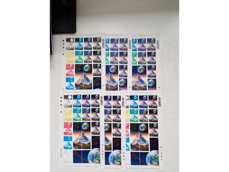 1850/1975 (ca.), meist gestempelter Dublettenbestand sowie einige Briefe, mit Schwerpunkt Pro Juventute und Pro Patria, mit e