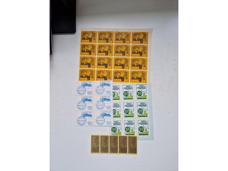 1850/1975 (ca.), meist gestempelter Dublettenbestand sowie einige Briefe, mit Schwerpunkt Pro Juventute und Pro Patria, mit e