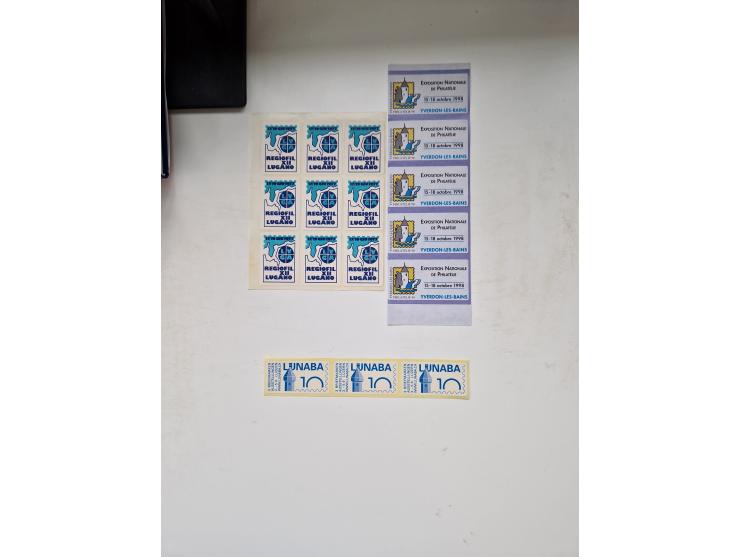 1850/1975 (ca.), meist gestempelter Dublettenbestand sowie einige Briefe, mit Schwerpunkt Pro Juventute und Pro Patria, mit e