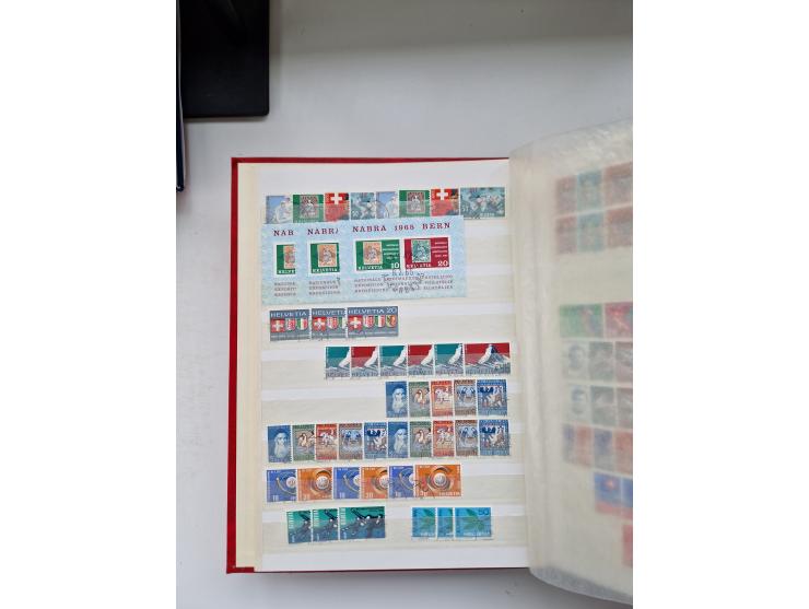 1850/1975 (ca.), meist gestempelter Dublettenbestand sowie einige Briefe, mit Schwerpunkt Pro Juventute und Pro Patria, mit e