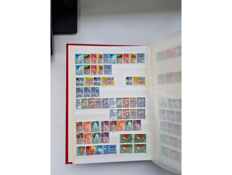 1850/1975 (ca.), meist gestempelter Dublettenbestand sowie einige Briefe, mit Schwerpunkt Pro Juventute und Pro Patria, mit e