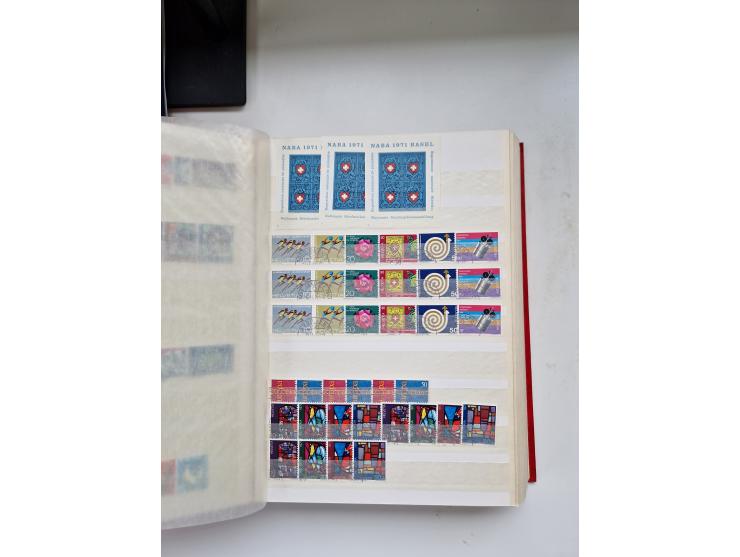 1850/1975 (ca.), meist gestempelter Dublettenbestand sowie einige Briefe, mit Schwerpunkt Pro Juventute und Pro Patria, mit e