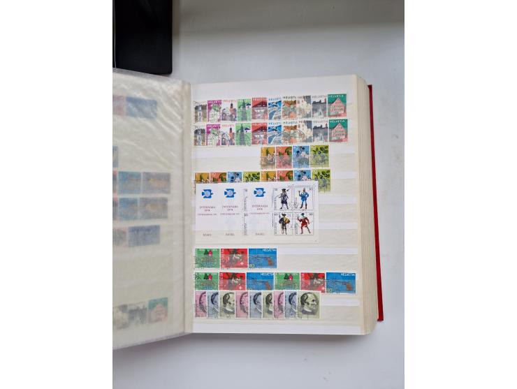 1850/1975 (ca.), meist gestempelter Dublettenbestand sowie einige Briefe, mit Schwerpunkt Pro Juventute und Pro Patria, mit e